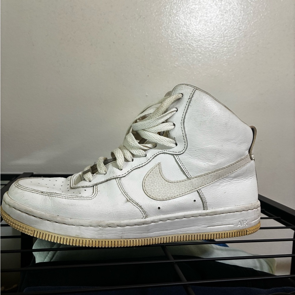 Nike White High-Top Sneakers
